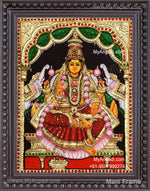 3D Gajalakshmi Tanjore Painting