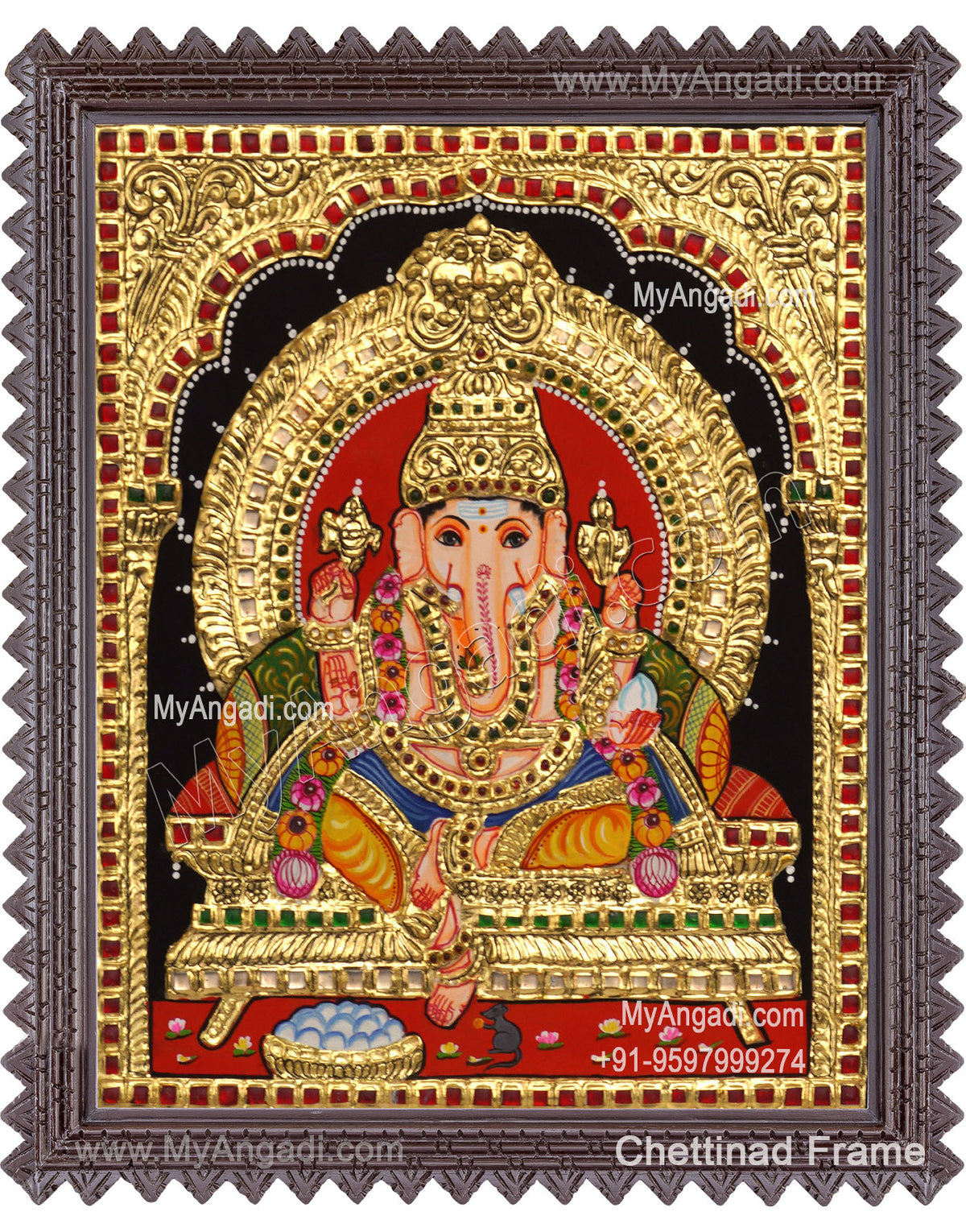 Ganesha Tajore Paintings