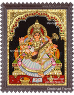 Saraswathi Tanjore Painting