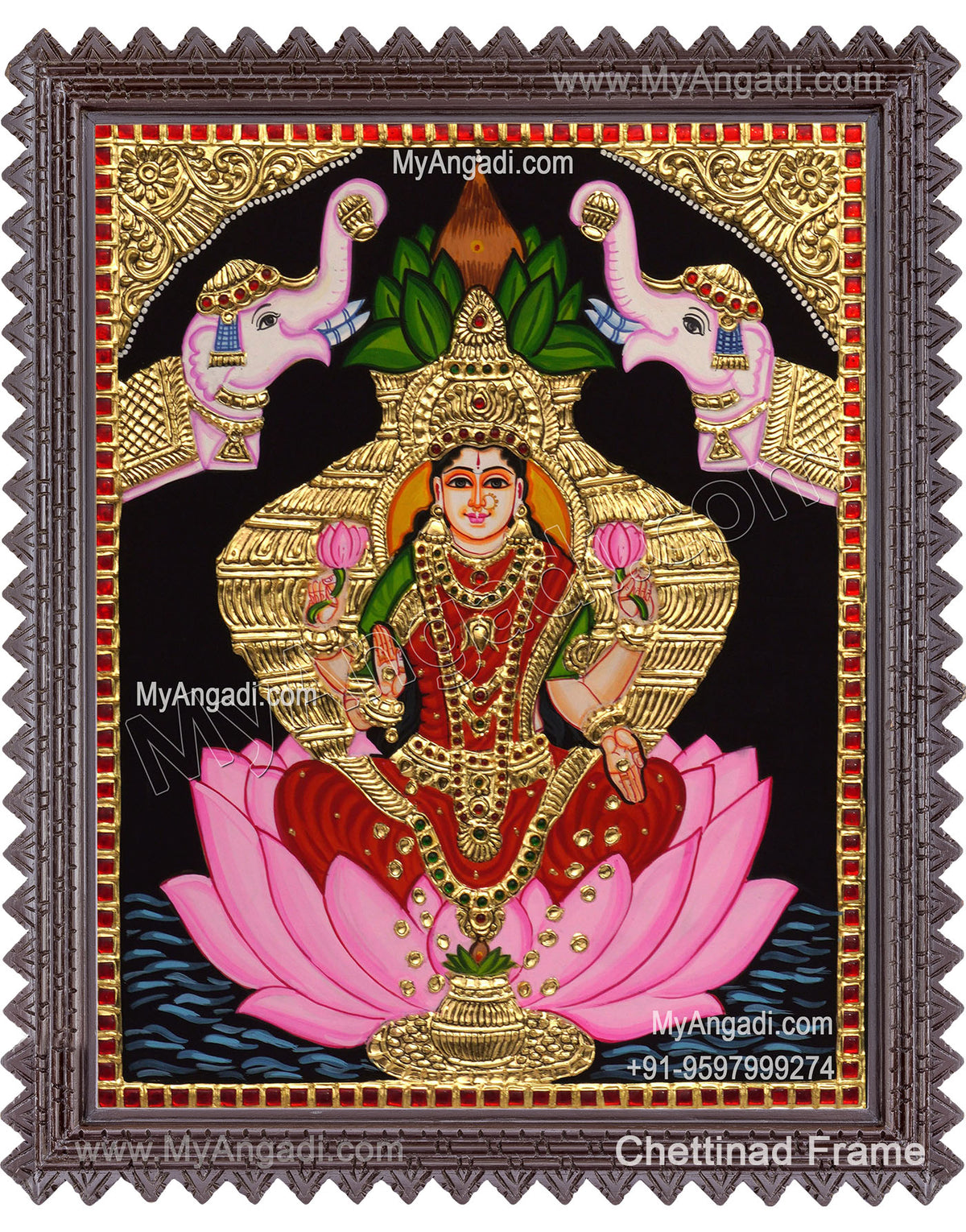 Varalakshmi Tanjore Painting