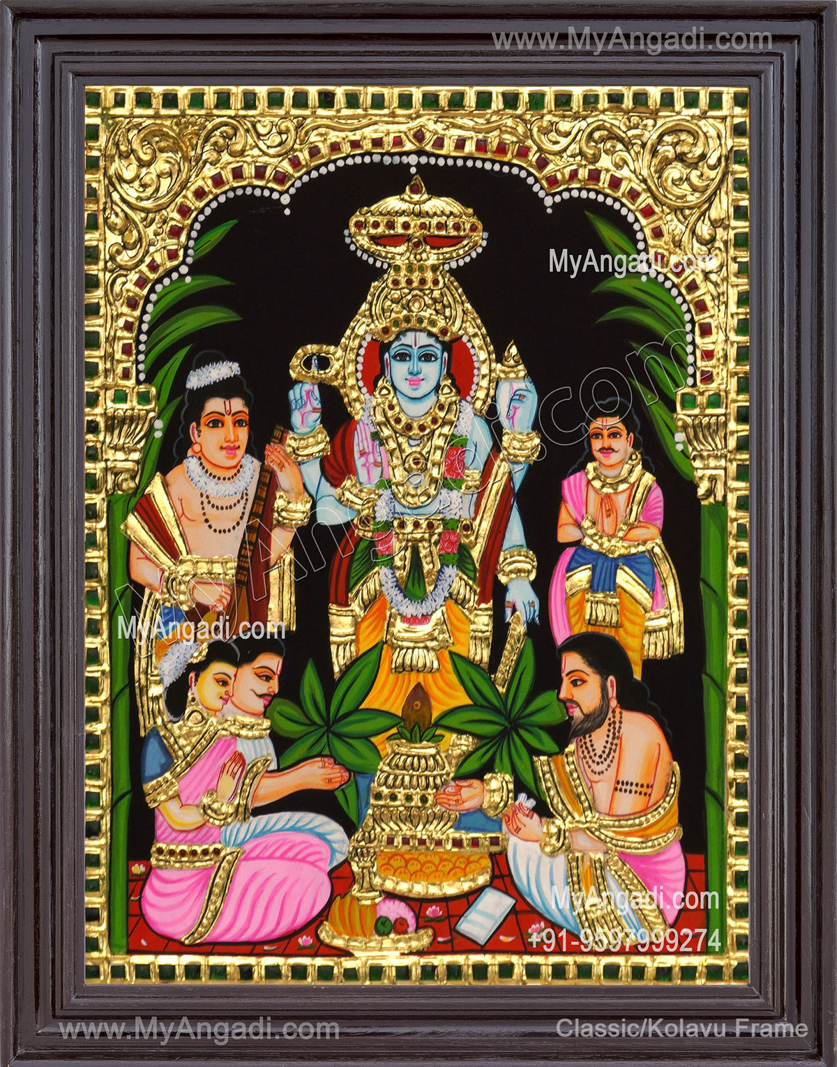 Sathya Narayana Tanjore Painting