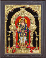 Raja Alangara Murugan Tanjore Painting