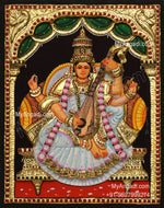 Saraswathi3D Tanjore Painting