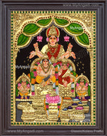 Kuber Lakshmi Tanjore Painting