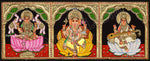3 Panel Tanjore Painting