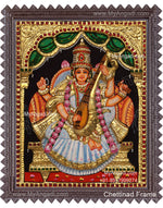 Saraswathi 3D Tanjore Painting