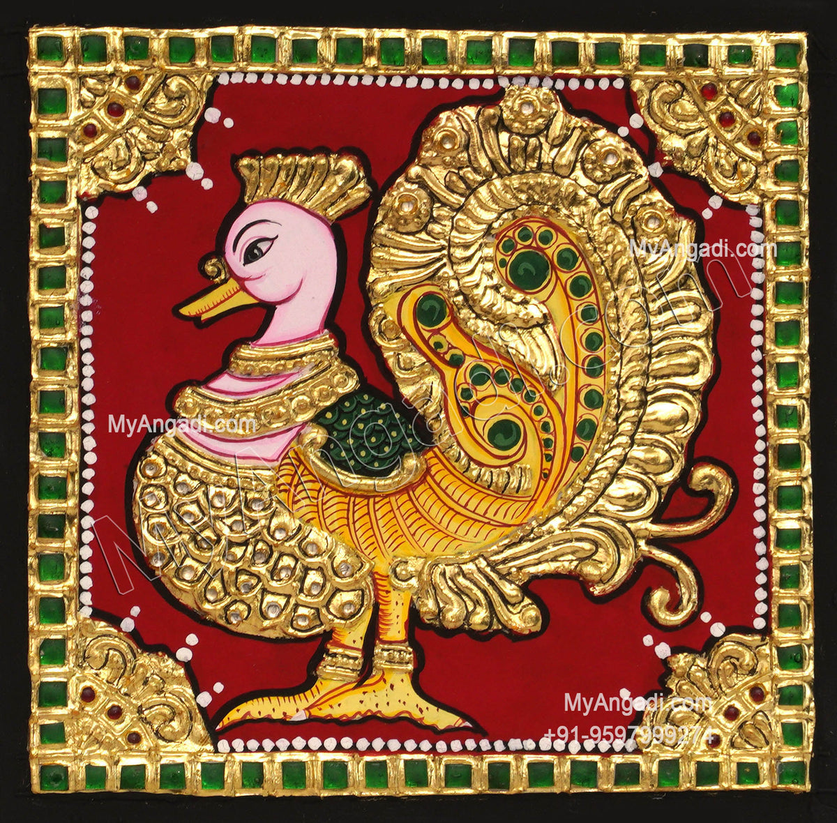 Peacock Tanjore Paintings
