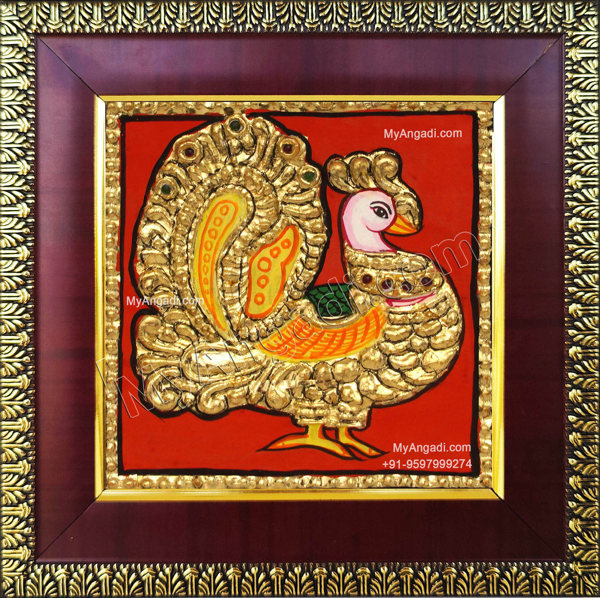 Peacock Tanjore Paintings