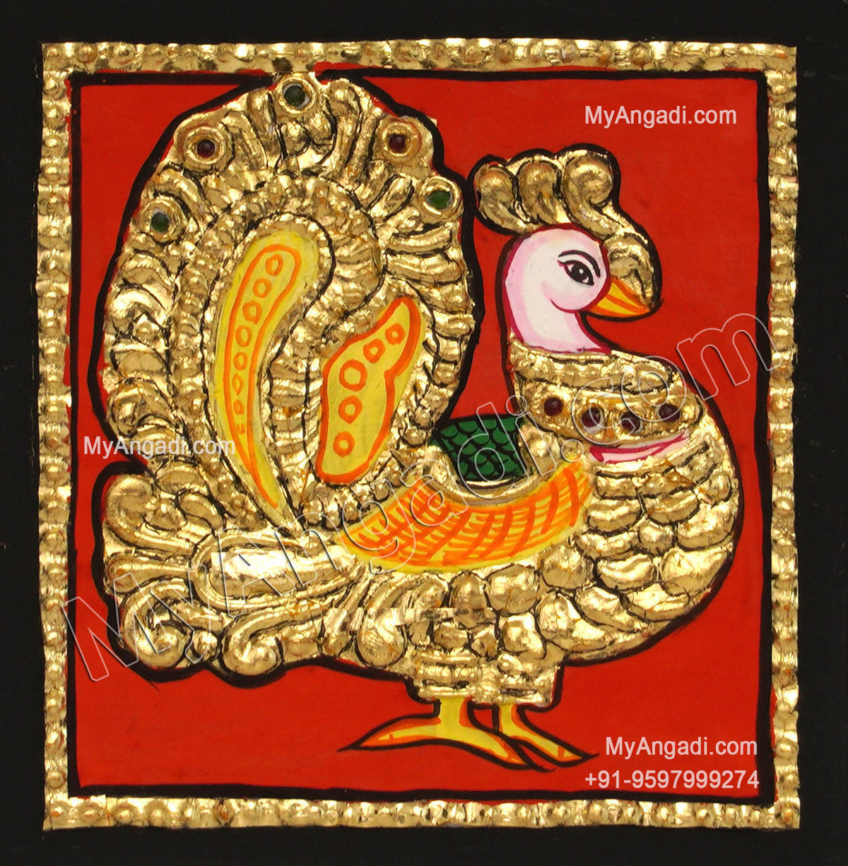 Peacock Tanjore Paintings