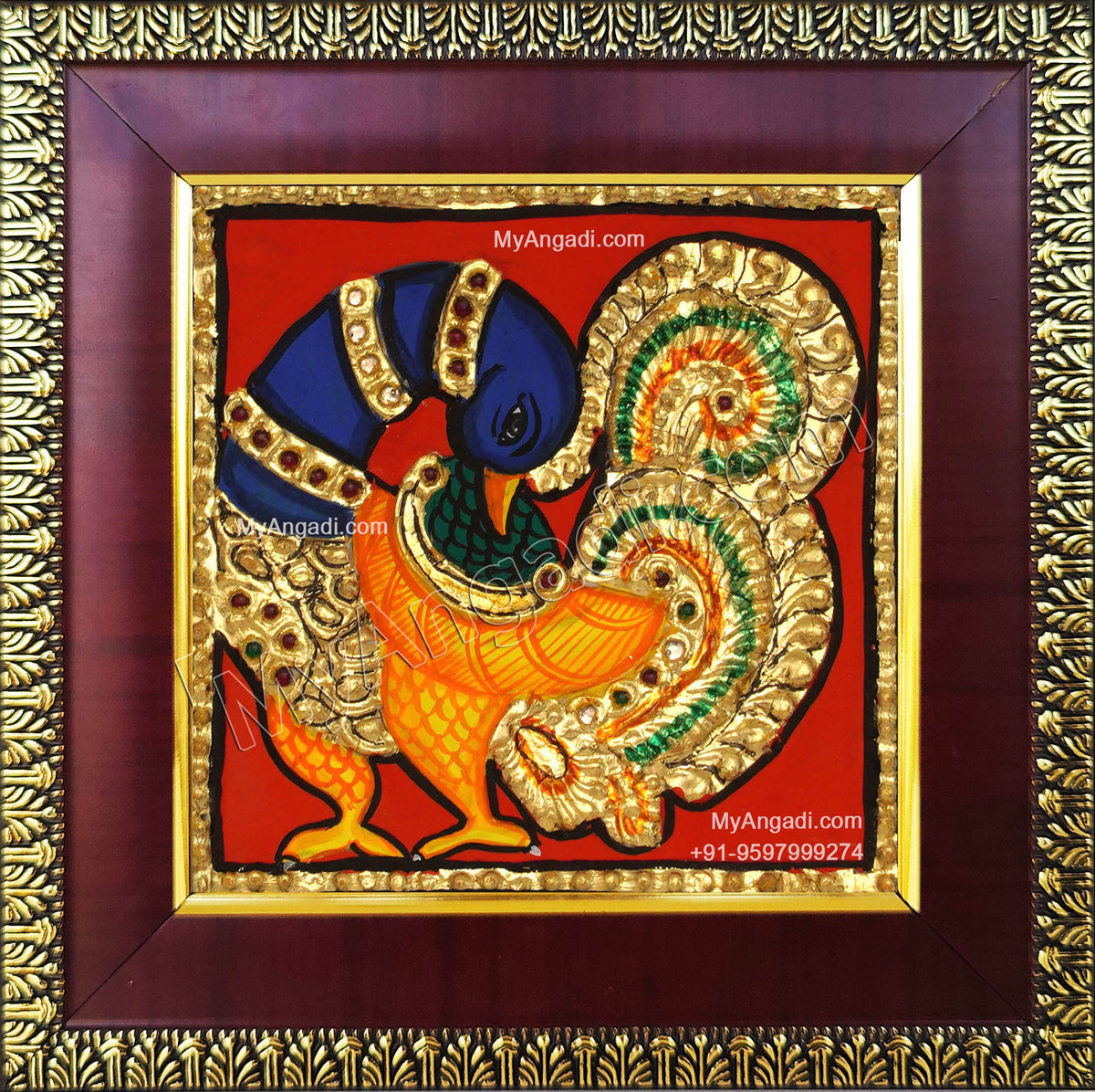 Peacock Tanjore Paintings