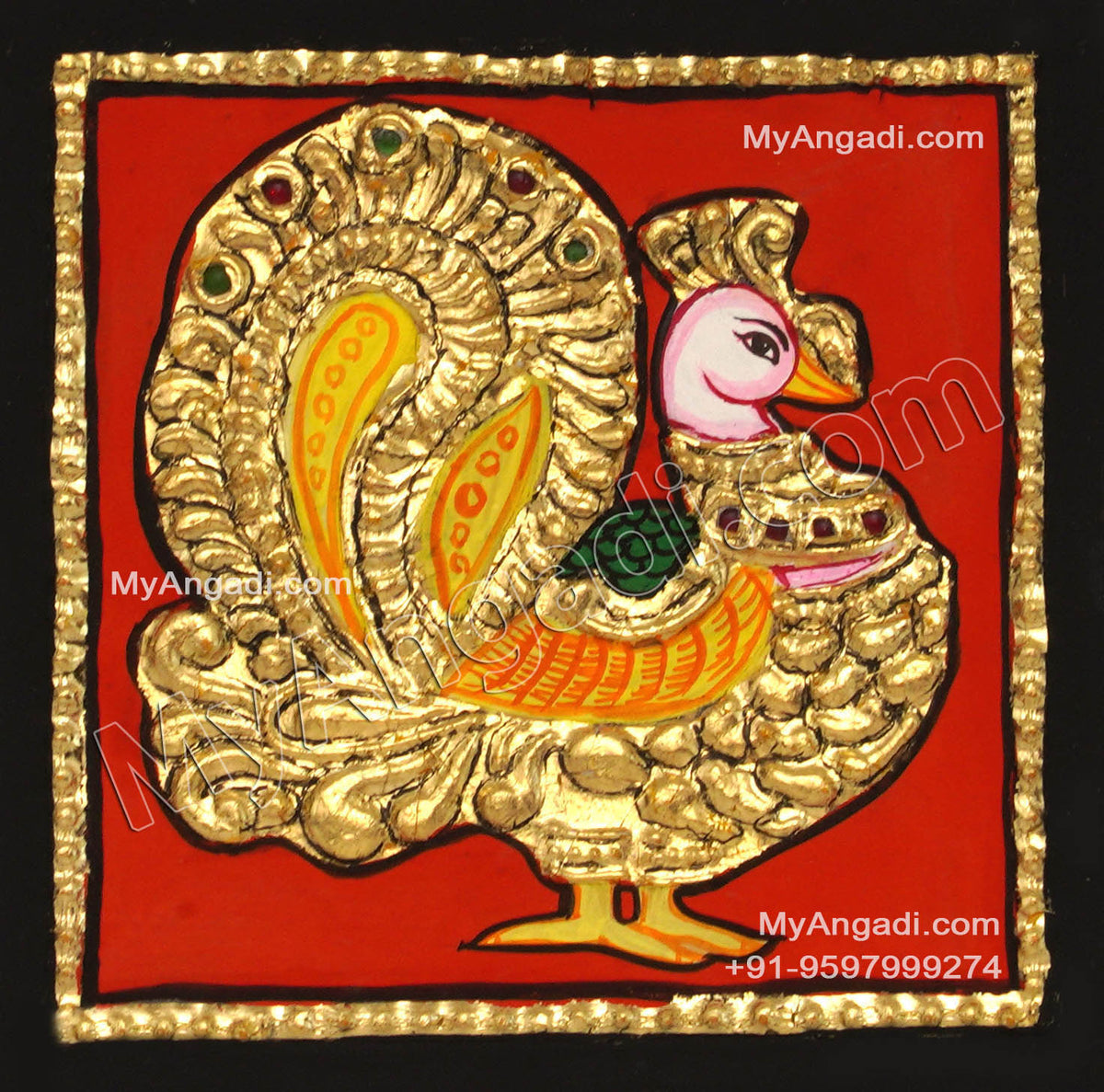 Peacock Tanjore Paintings