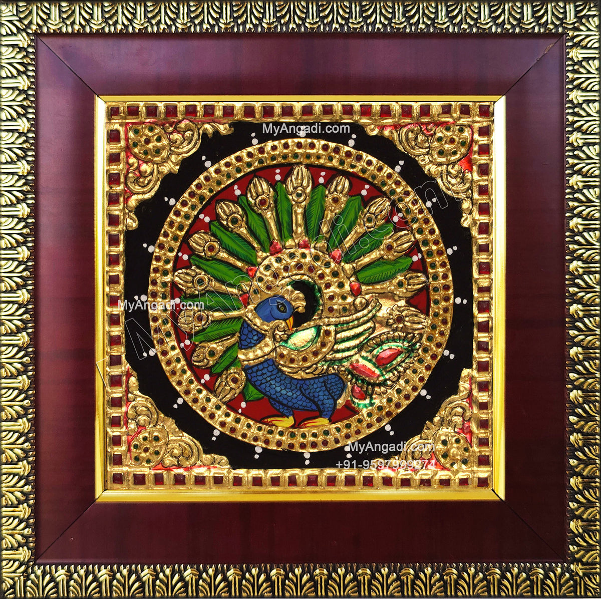 Peacock Tanjore Paintings