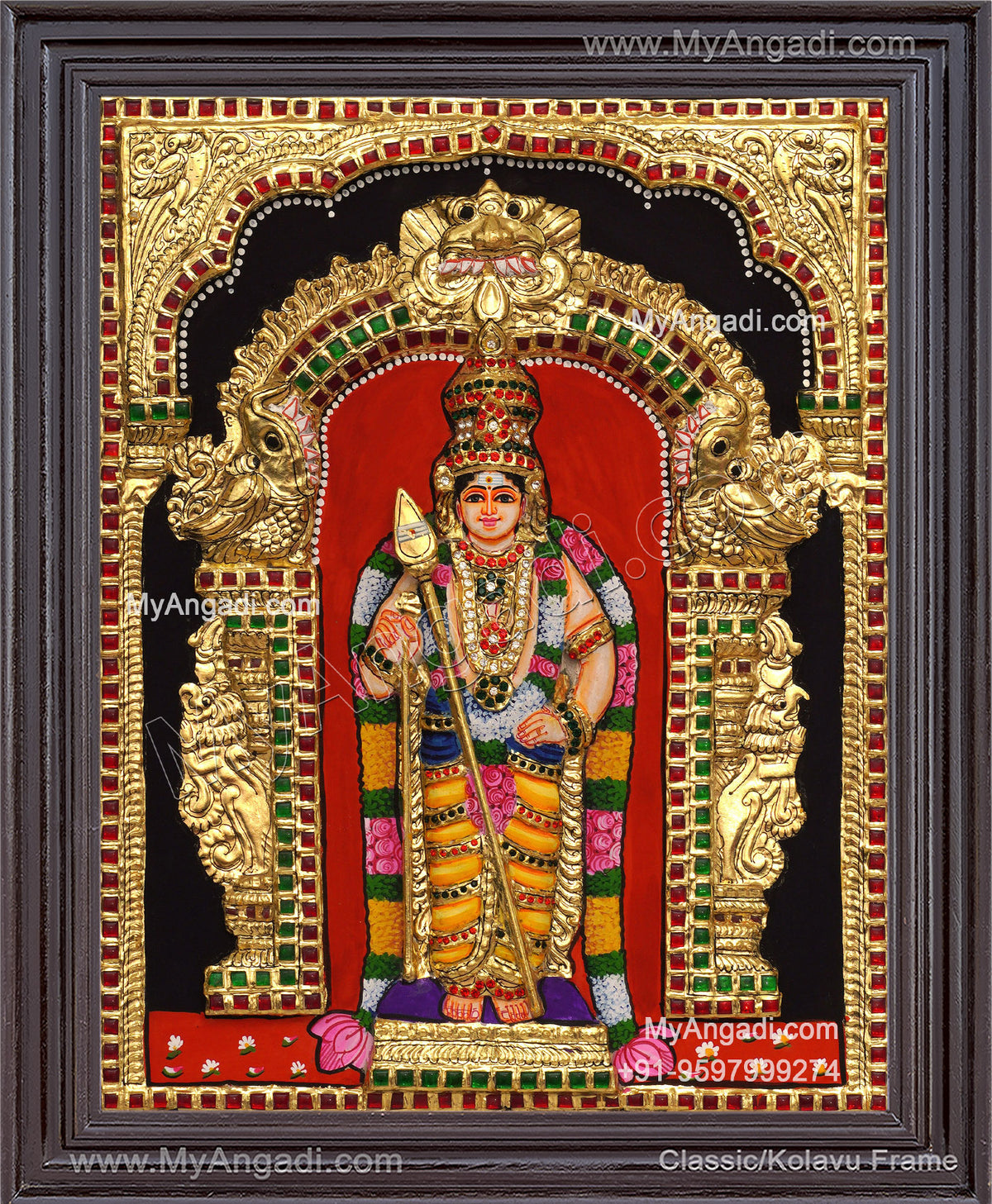 Murugan 3D Tanjore Paintings
