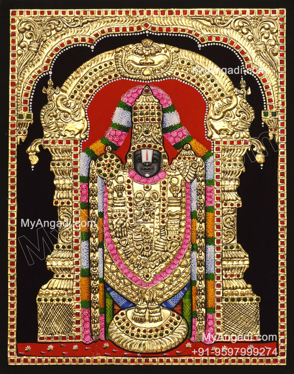 5 Set Tanjore Paintings