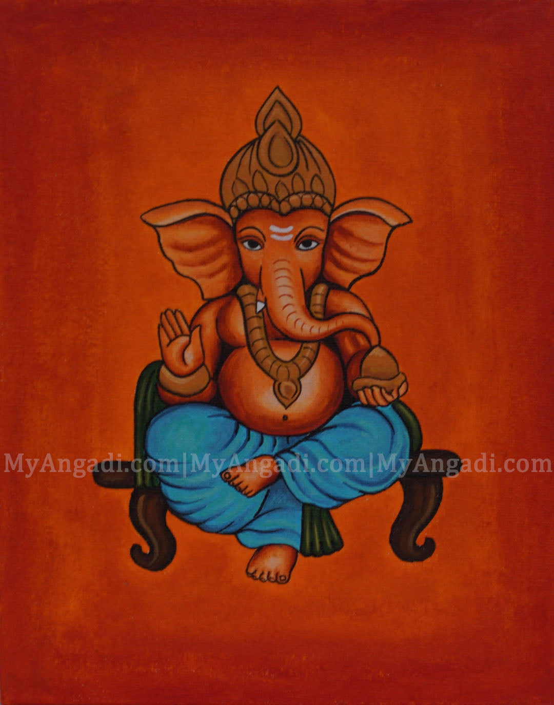 Ganesha Canvas Painting 