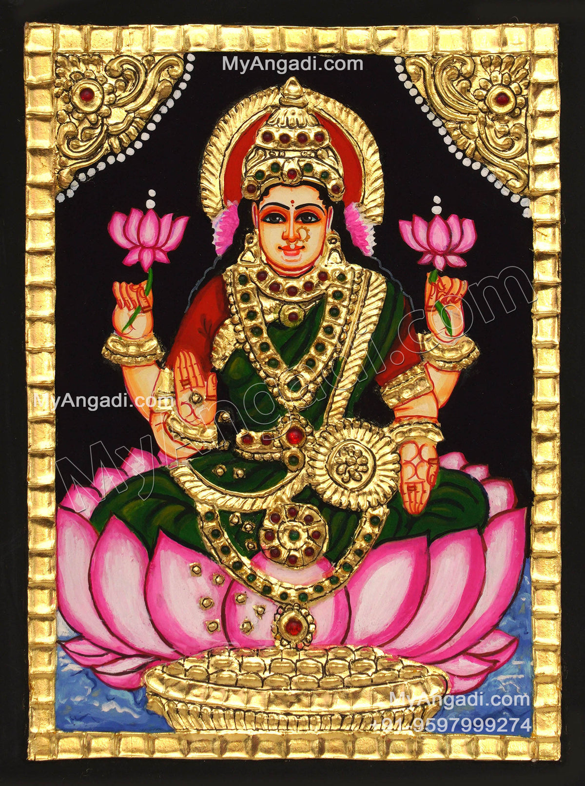 Lakshmi Tanjore Paintings