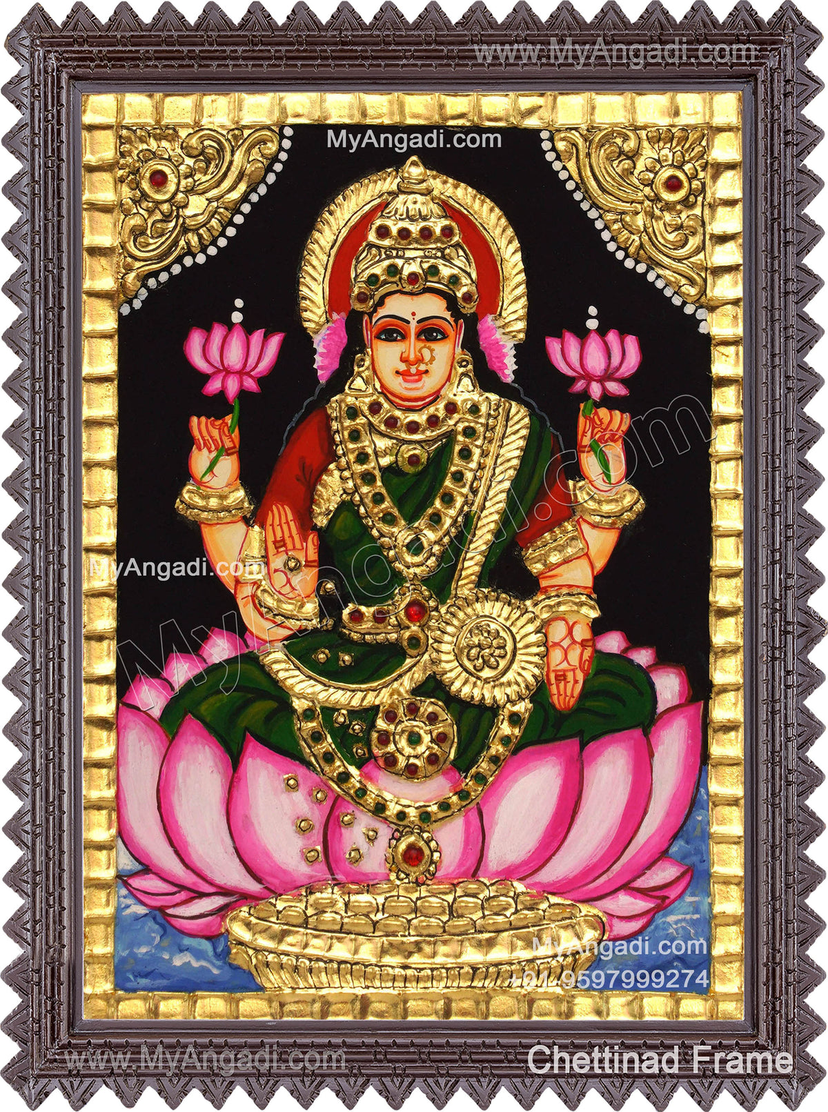 Lakshmi Tanjore Paintings