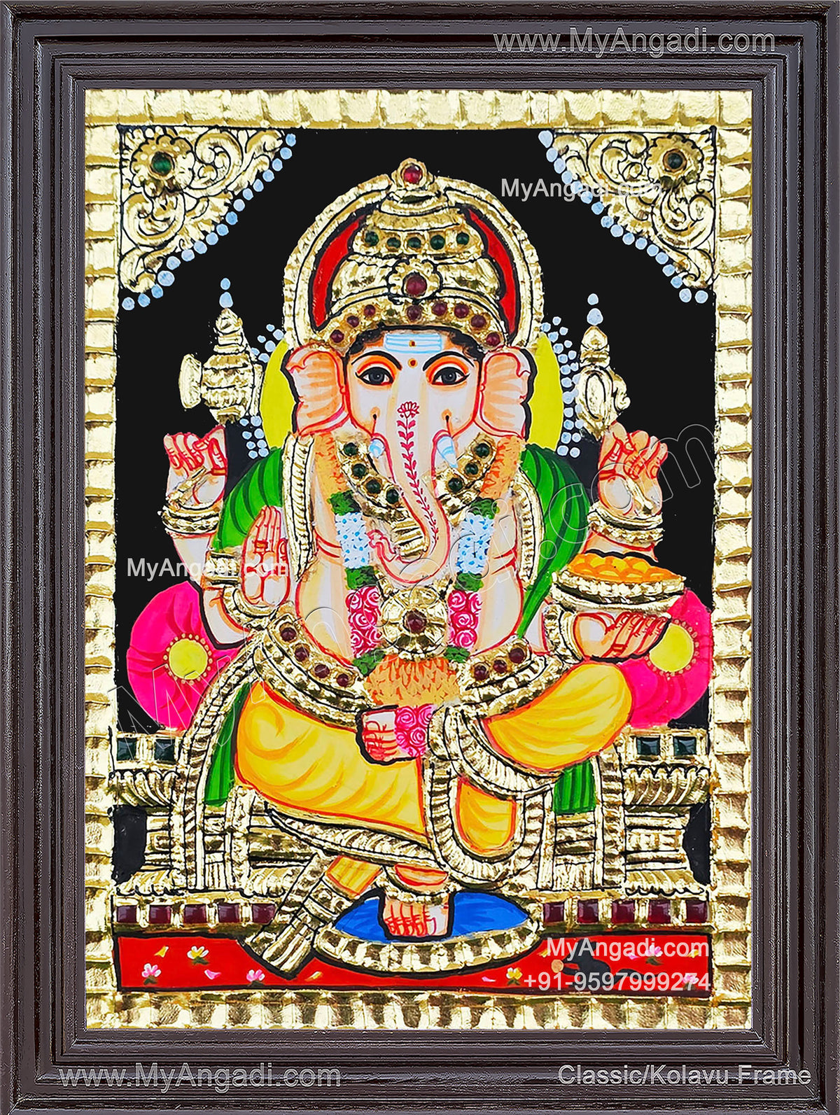 Ganesha Tanjore Paintings