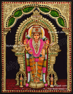 Thiruchendur Murugan 3D Tanjore Painting