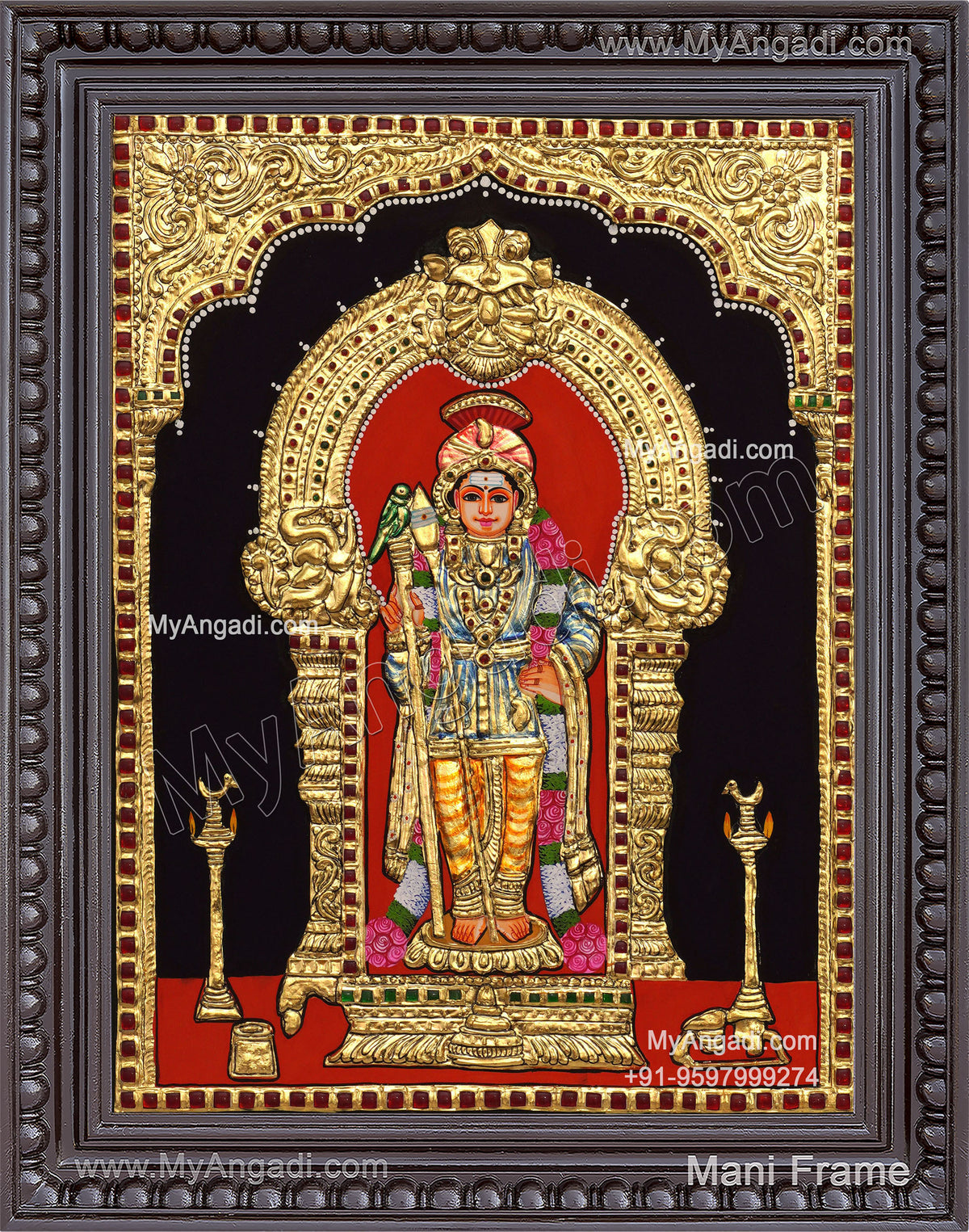 Murugar Tanjore Painting