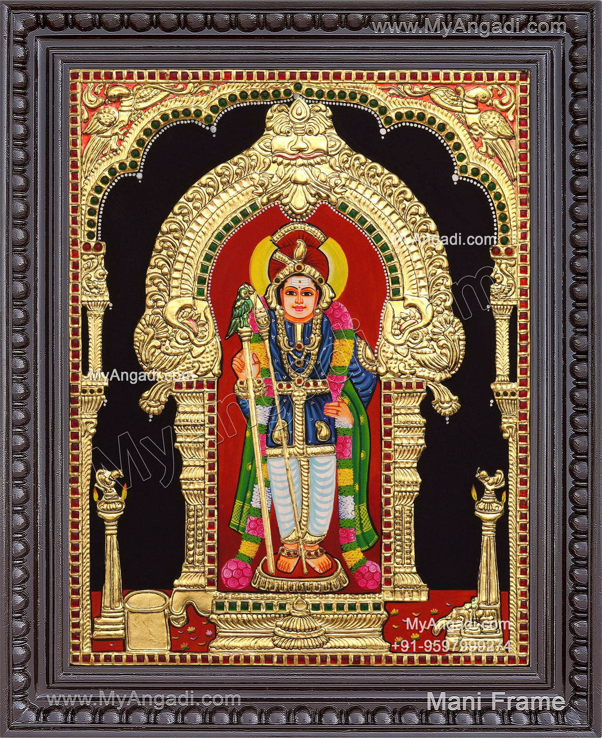 PalaniMurugan Tanjore Painting