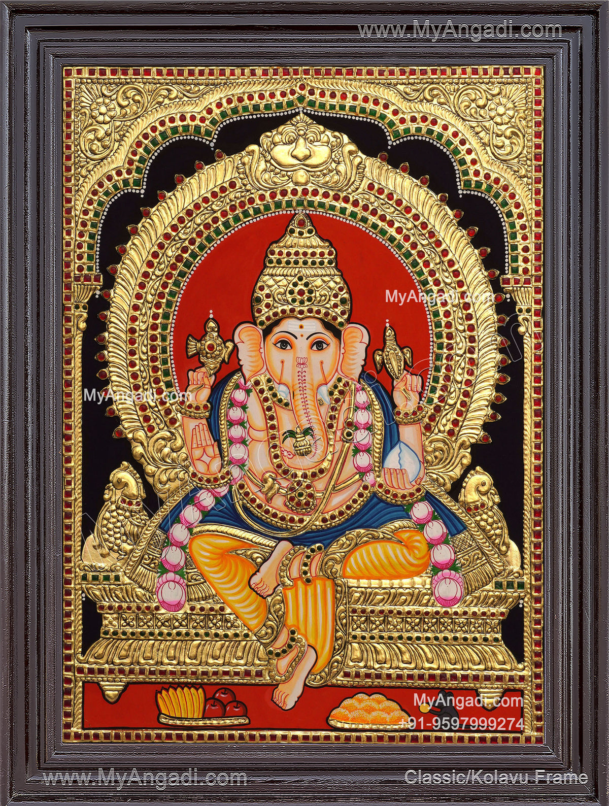 Vinayagar Tanjore Painting 