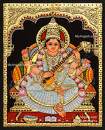 Saraswathi Tanjore Painting