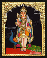 6 God - Ganesha, Lakshmi, Saraswathi, Balaji, Murugan,Kamatchi Tanjore Paintings