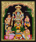 Sathya Narayana Swami Tanjore Painting