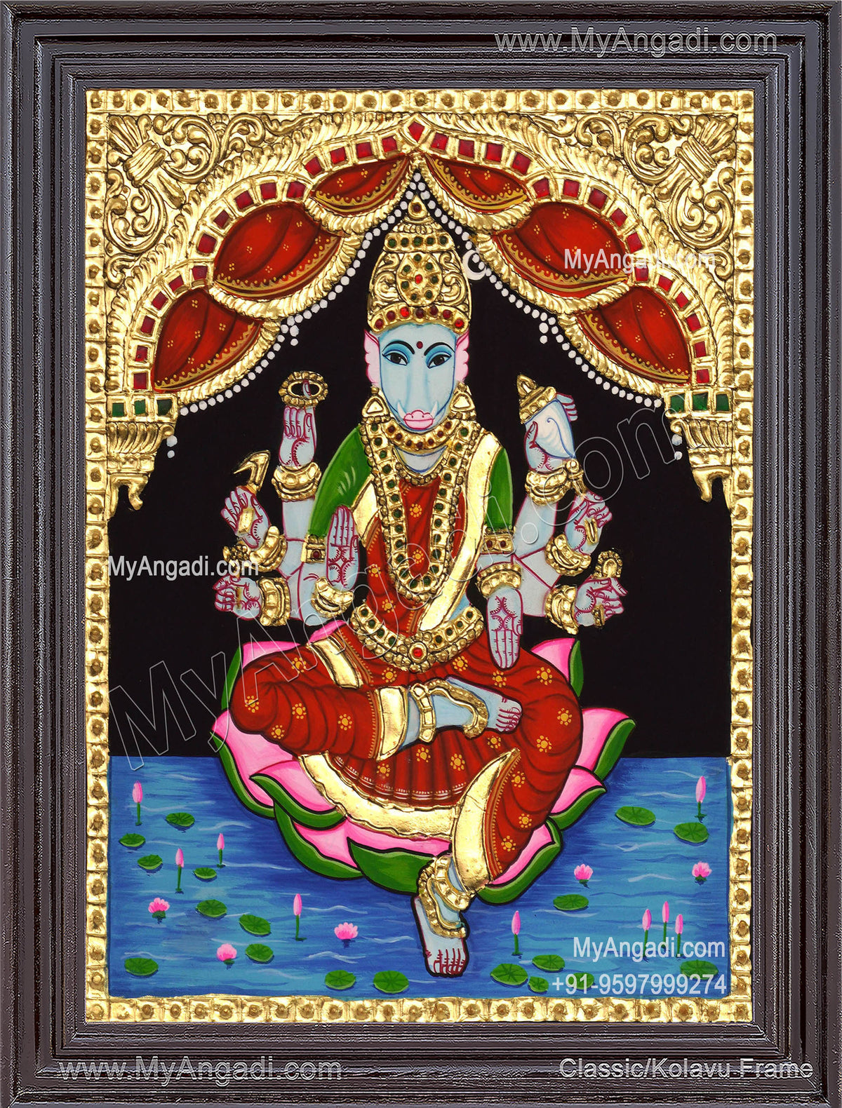 Varahi Amman Tanjore Painting