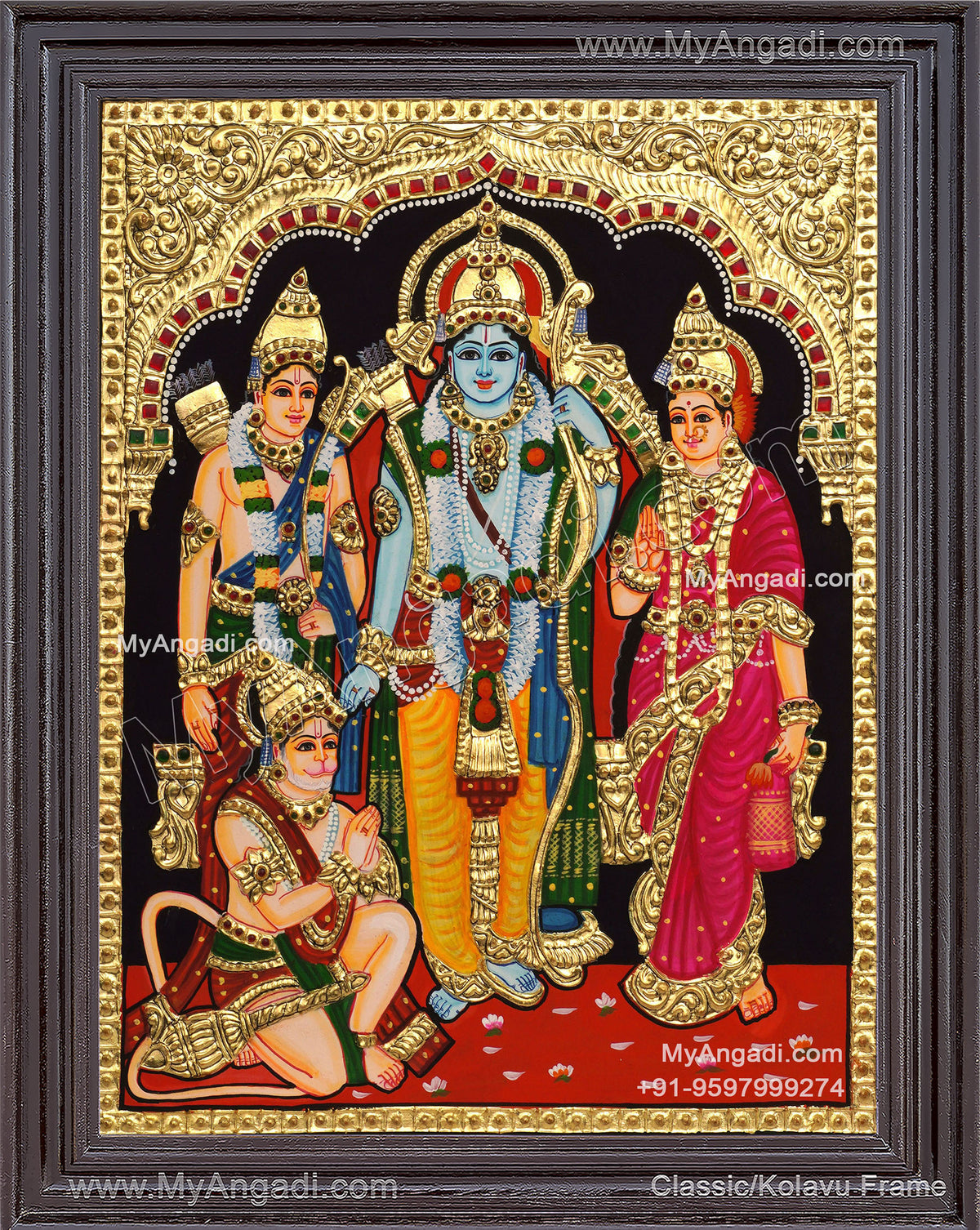 Ram Darbar Tanjore Painting