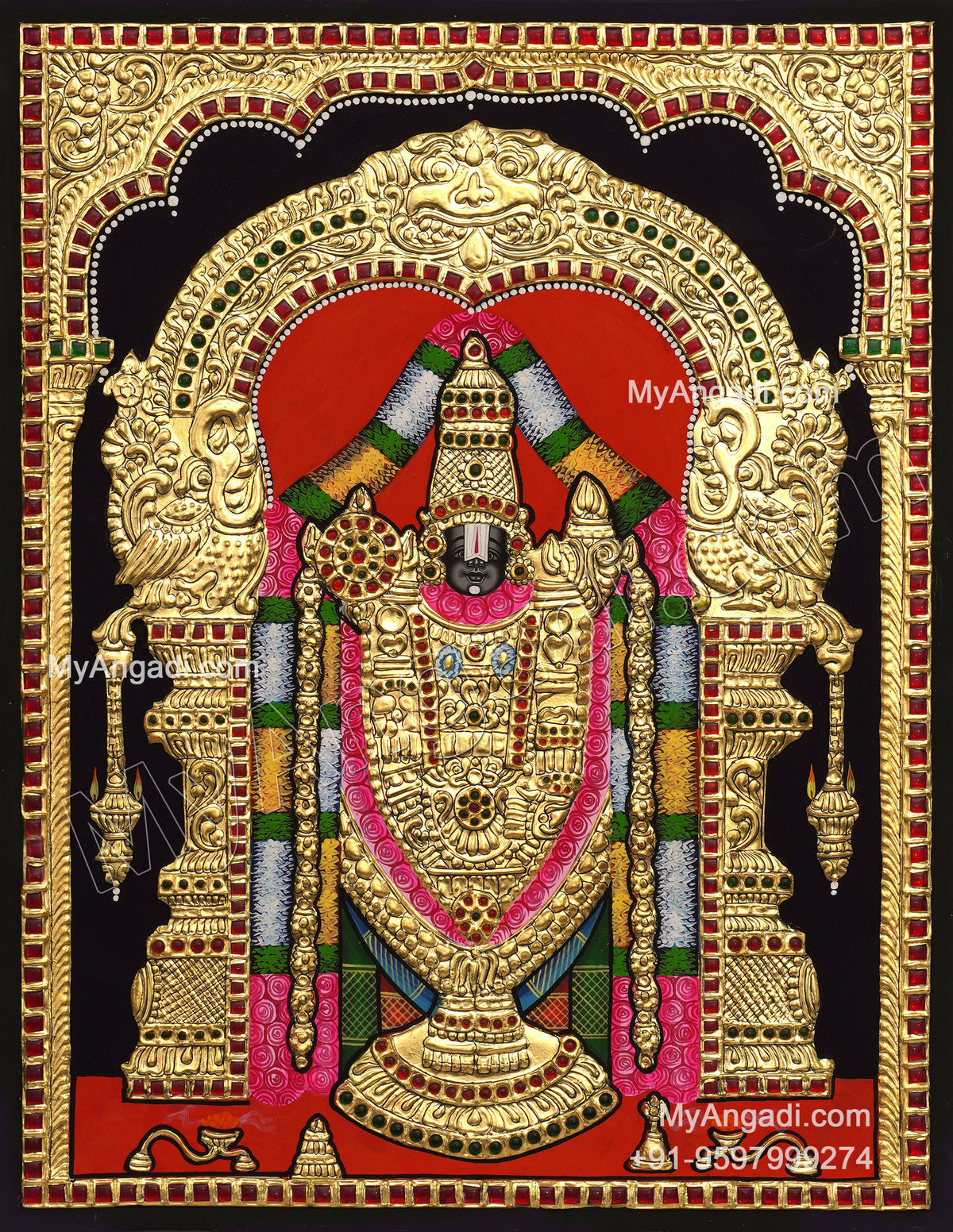 VenkatachalapathyTanjore Painting