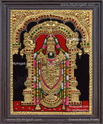 VenkateshwaraSwamy Tanjore Painting