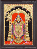 VenkateshwaraSwamy Tanjore Painting