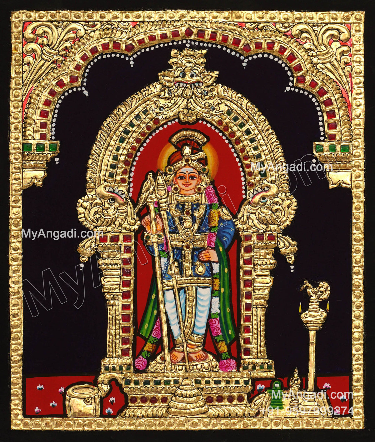 Palani Murugan Tanjore Paintings