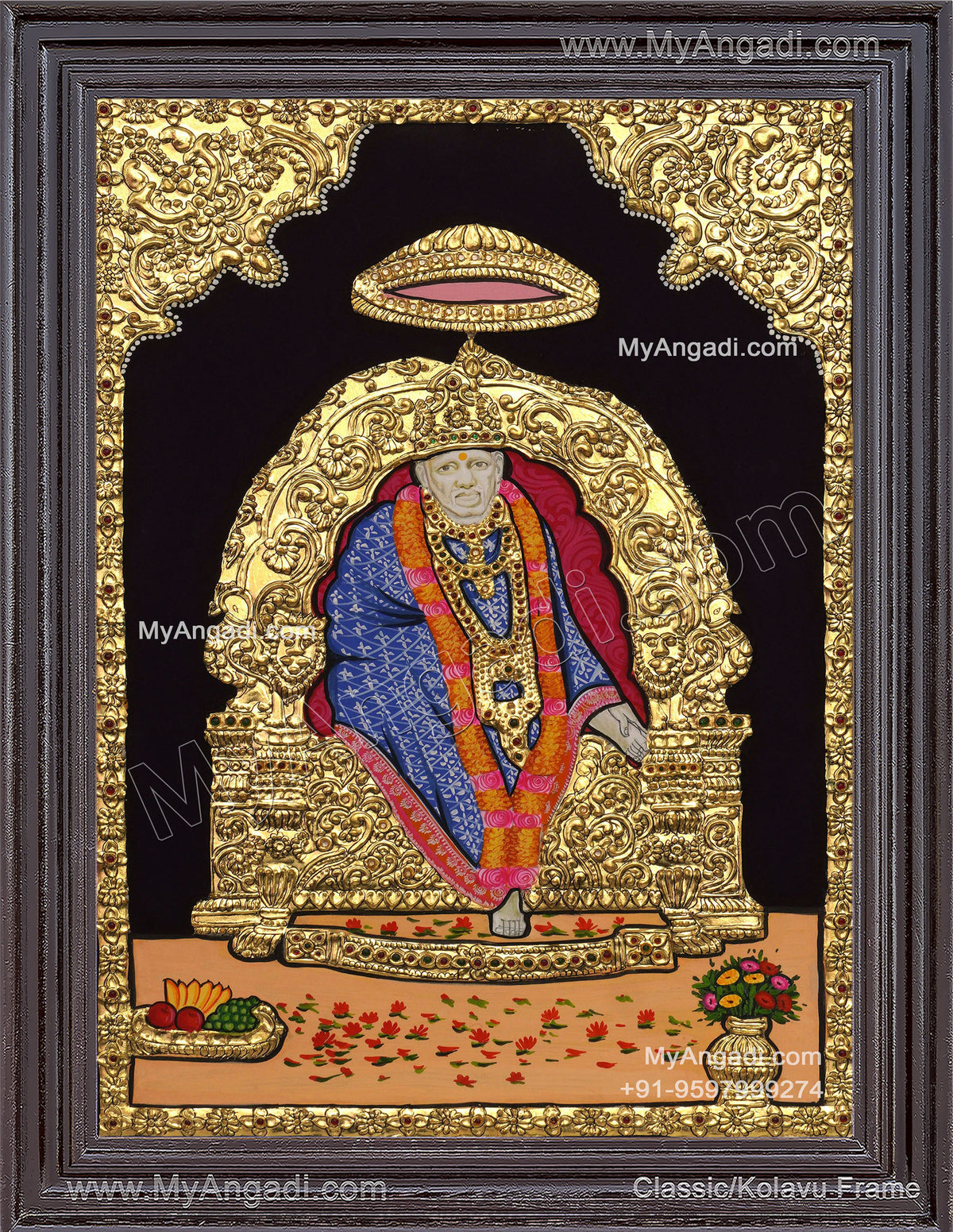 Saibaba Tanjore Painting