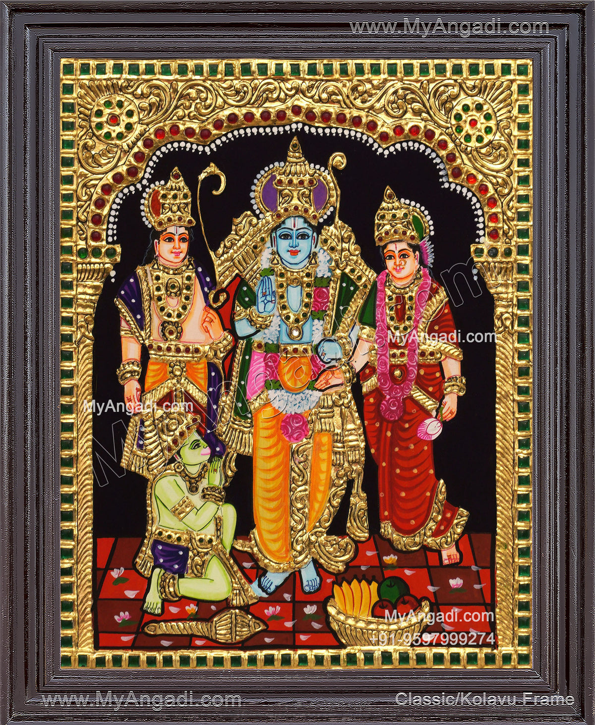 Ram Darbar Tanjore Painting
