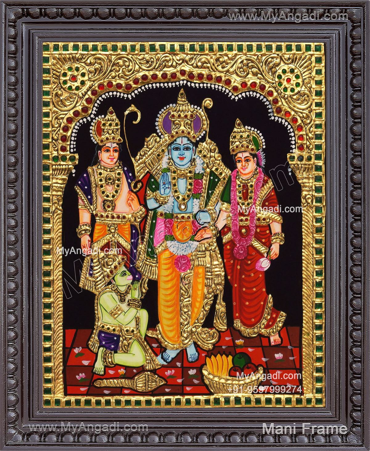Ram Darbar Tanjore Painting