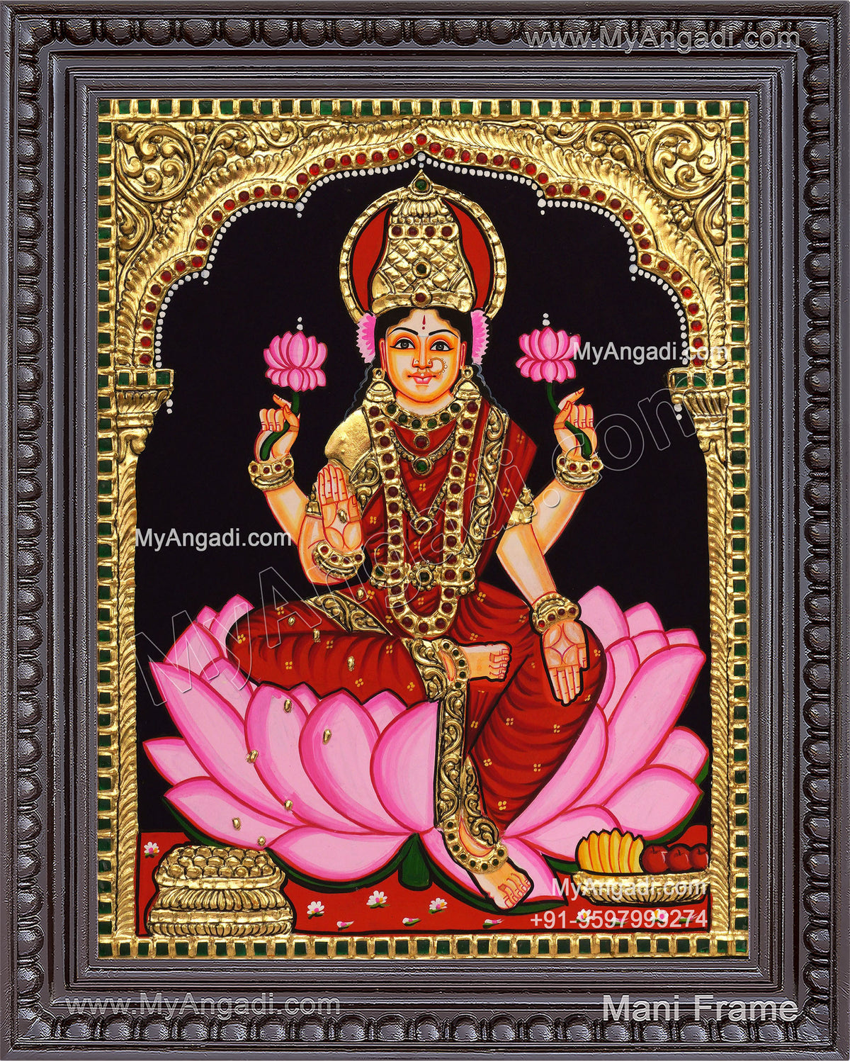 Maha Lakshmi Tanjore Painting
