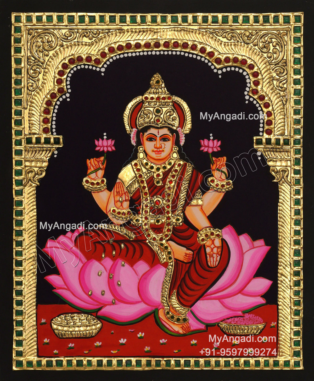 5 Set Tanjore Paintings