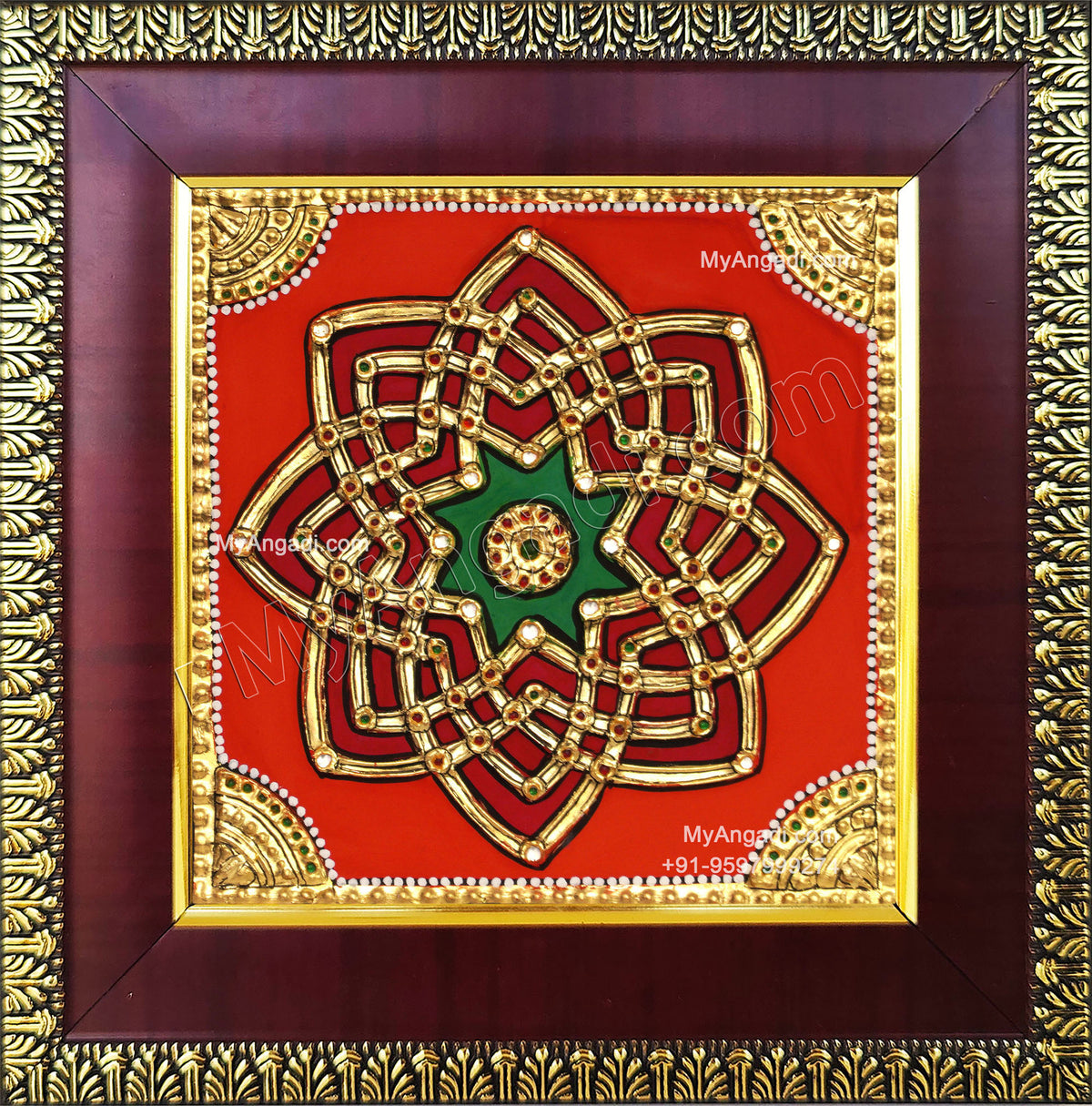 Aiswarya Kolam Tanjore Painting