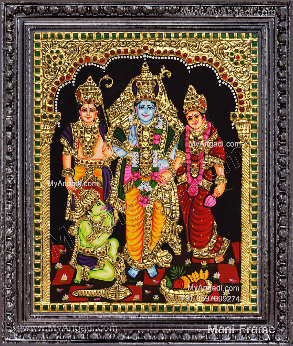 Ram Darbar Tanjore Painting