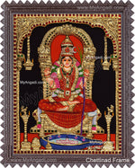 Kamatchi Amman 3D Tanjore Painting