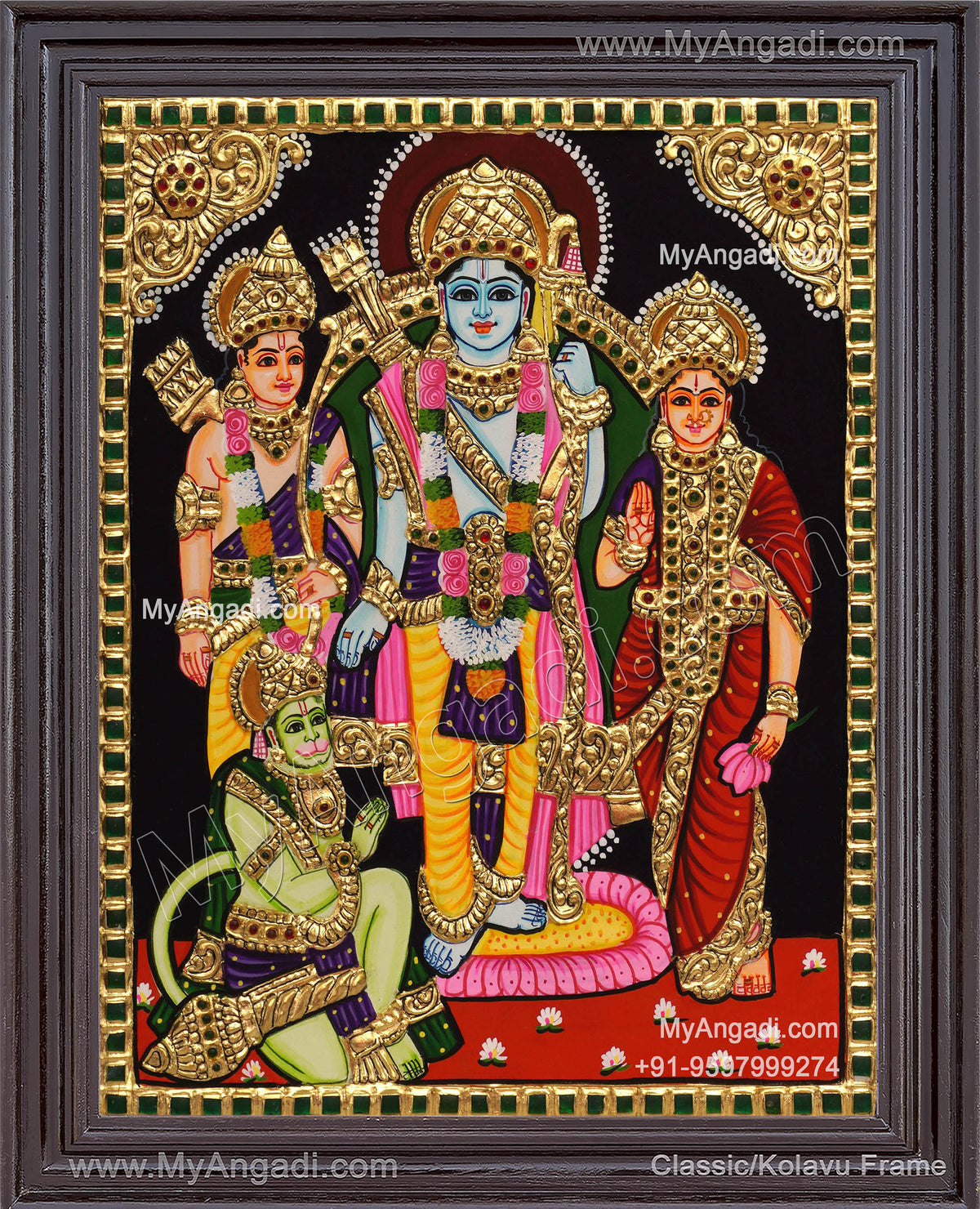 Ramar Durbar Tanjore Painting