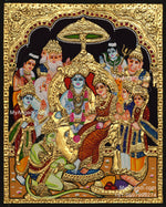 Ramar Pattabhisekam Tanjore Painting