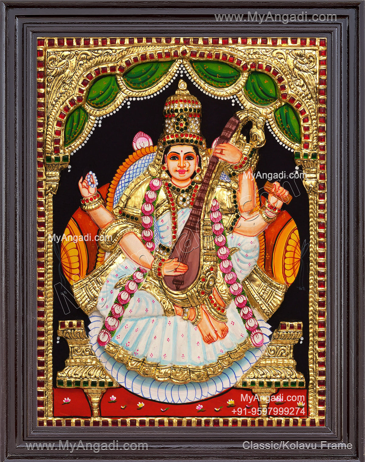 3D 5 Set Tanjore Paintings