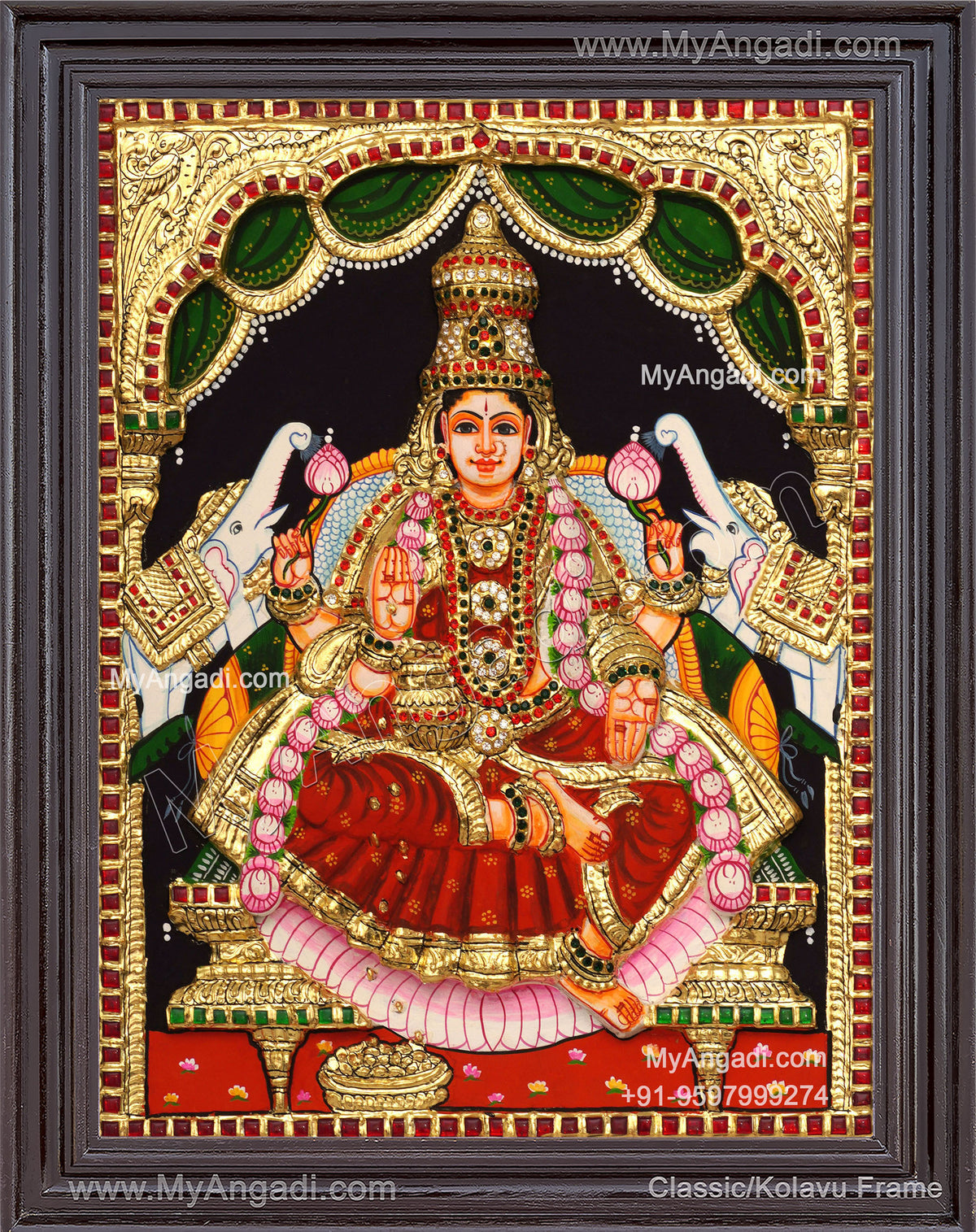 3D 5 Set Tanjore Paintings