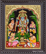 Sathya Narayana Swami Tanjore Painting