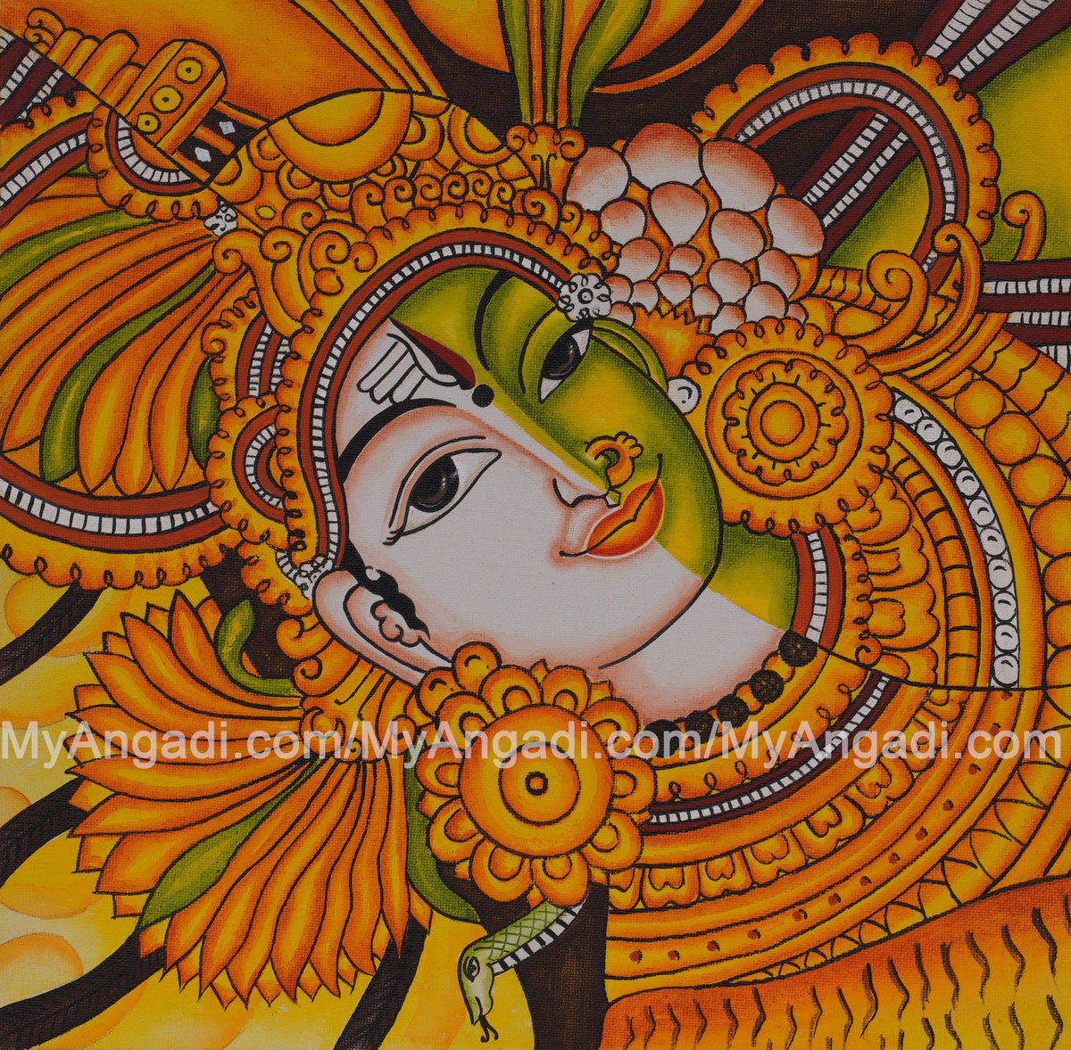 Ardhanareeswarar Mural Painting