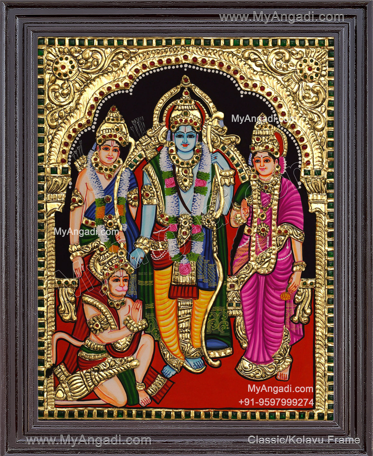 Ram Darbar Tanjore Painting